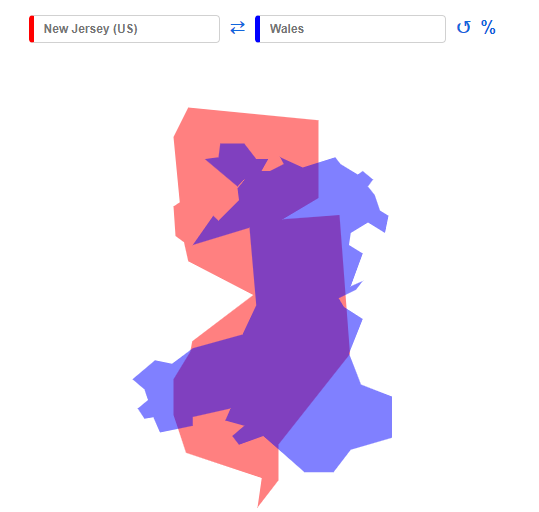 New Jersey and Wales